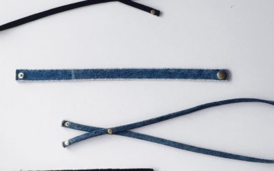 Yours Again introducing upcycled denim accessory line